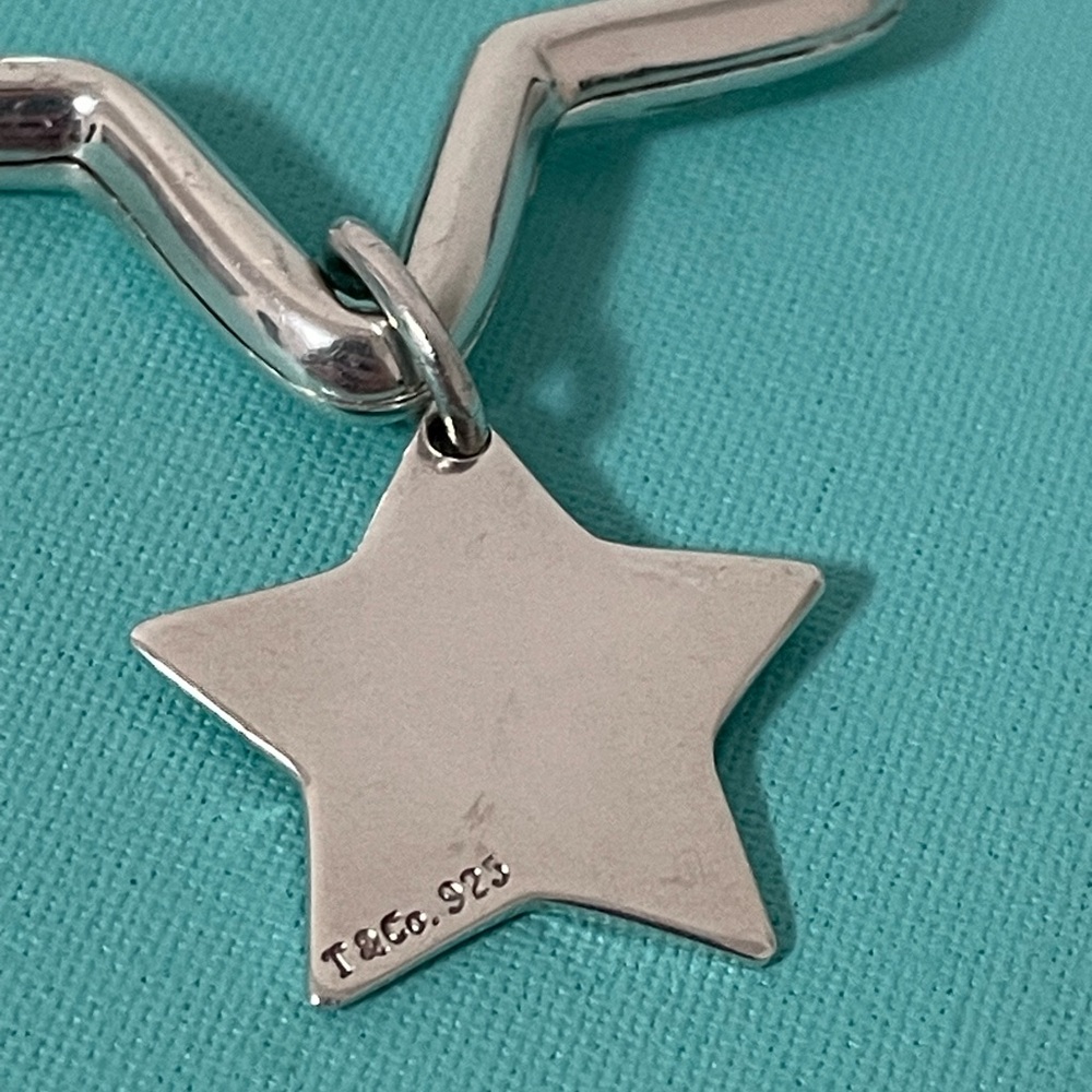 Tiffany & Co. Vintage Silver Star Keychain - Picture 2 of 4